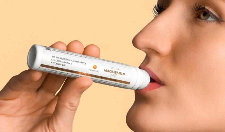 VENIRA magnesium shots pro regeneraci po běhu
