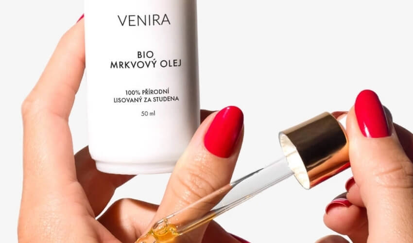 BIO mrkvový olej od VENIRA pro suchou a citlivou pokožku