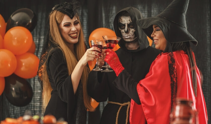 Občerstvení na halloween party ve fit verzi