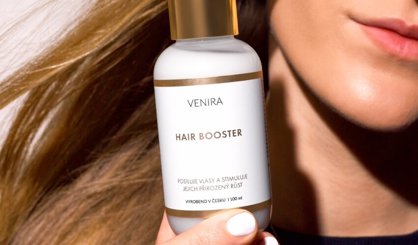 Sérum VENIRA hair booster jako součást každodenní péče o růst vlasů
