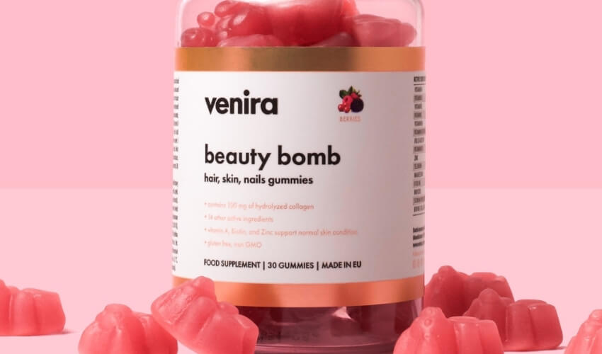 Beauty bomb medvídci na vlasy, nehty a pleť jako valentýnský dárek