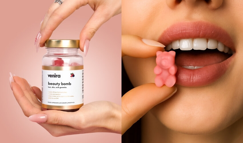 Gumoví medvídci VENIRA – vitamíny na vlasy, nehty a pleť