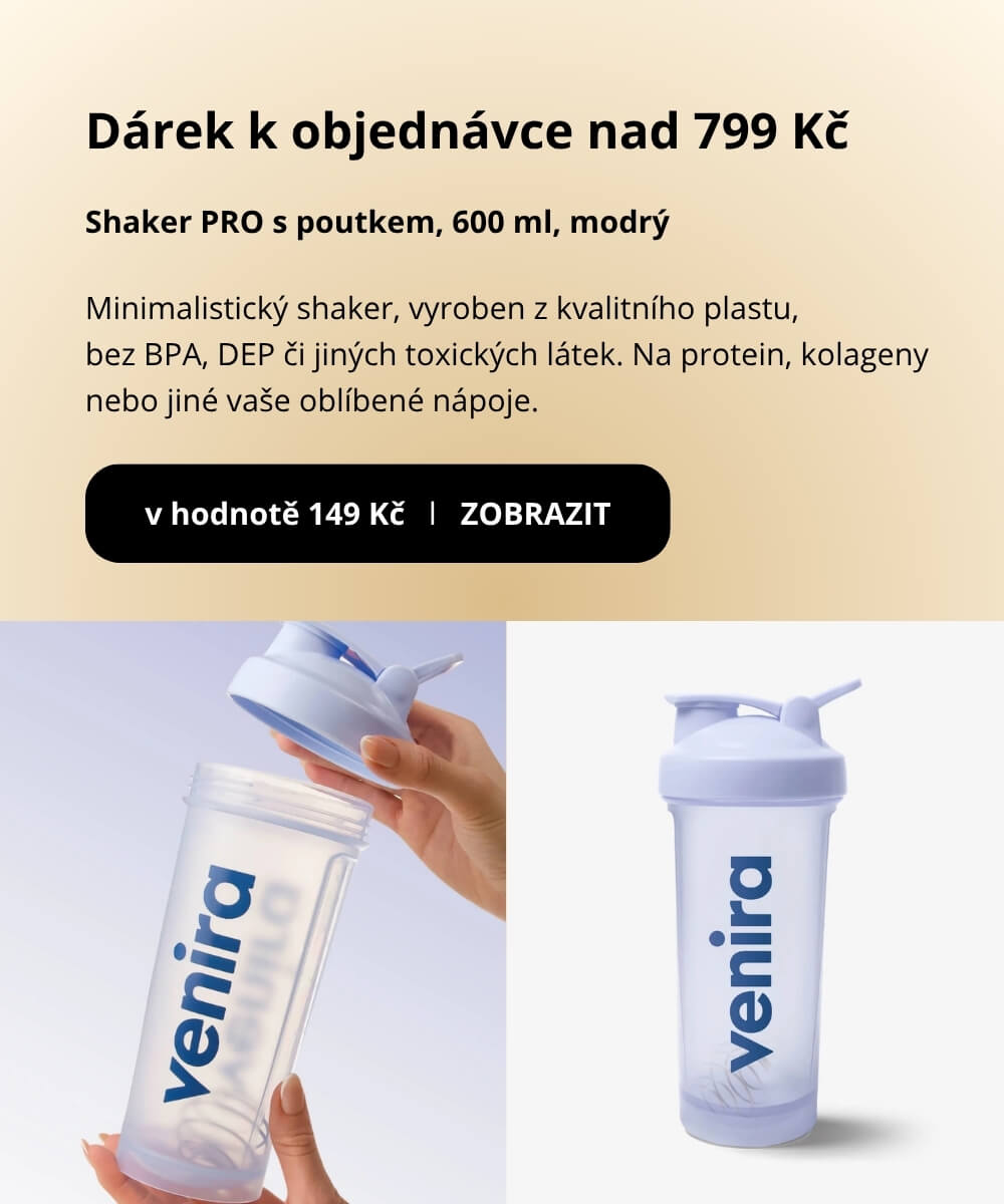 Shaker pro s poutkem vínový 600 ml