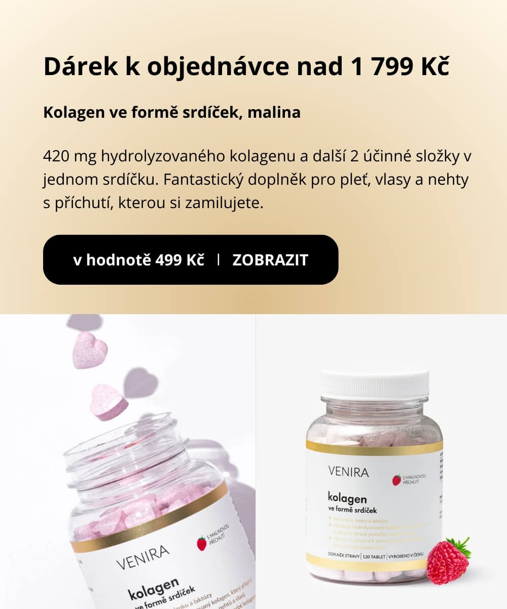 Kolagen ve formě srdíček