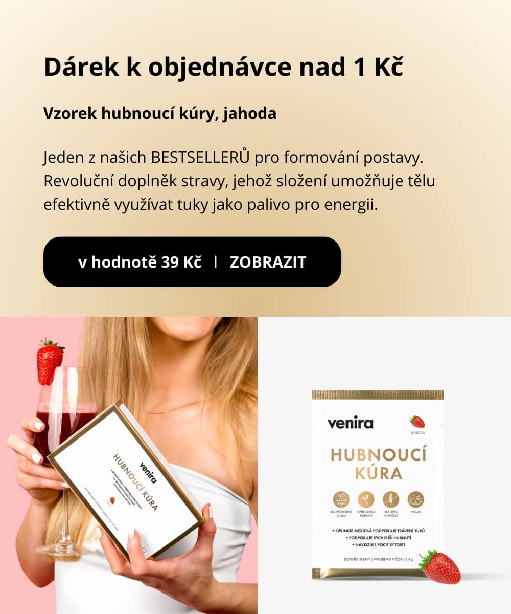 Hubnoucí kúra vzorek jahoda