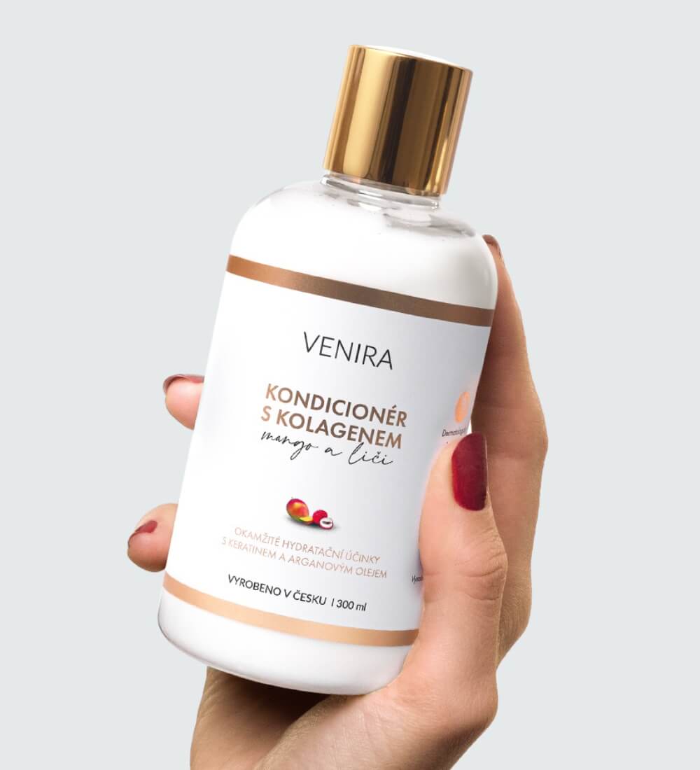 Šampon s kolagenem proti vypadávání vlasů, mango-liči