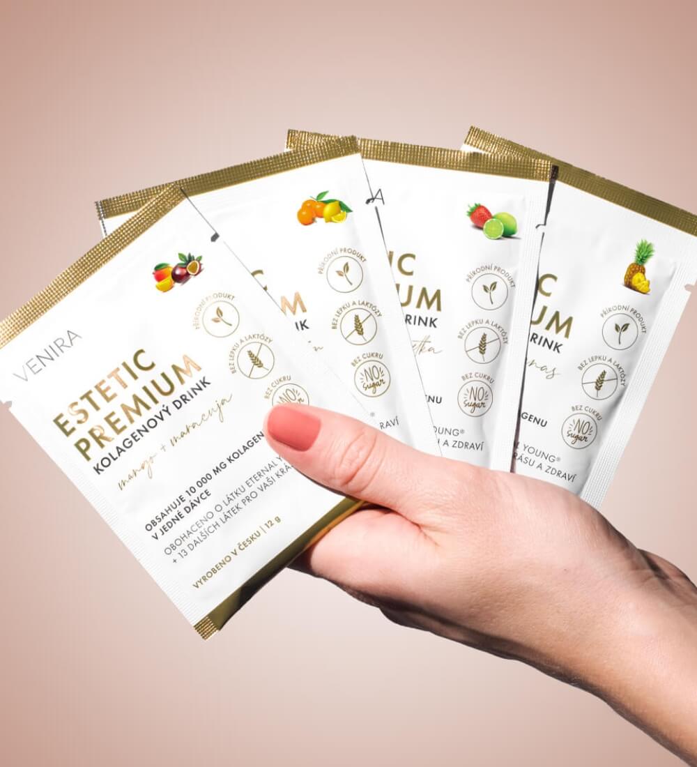 Vzorek ESTETIC PREMIUM kolagenu, mango-maracuja