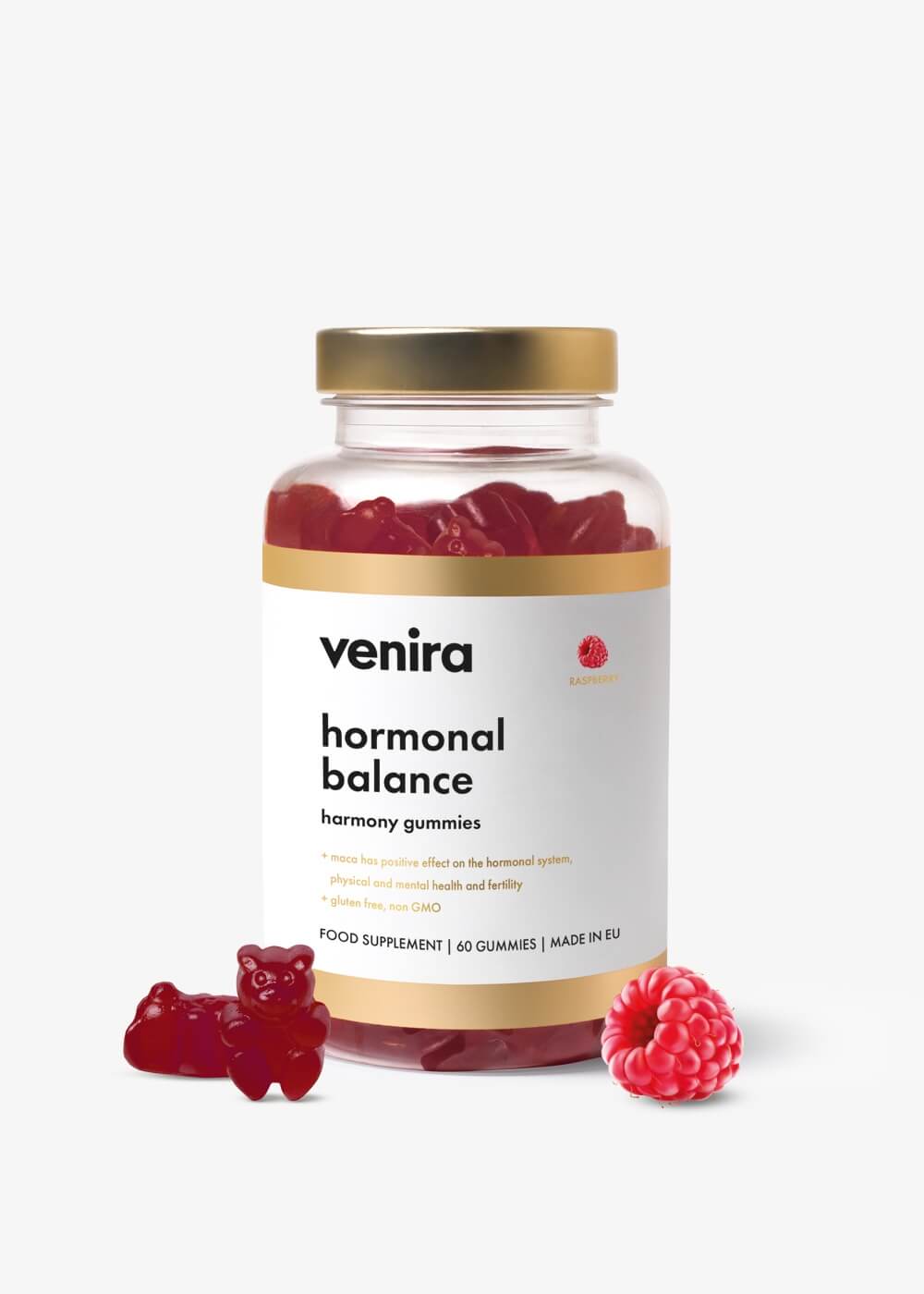 VENIRA hormonal balance – medvídci pro hormonální rovnováhu, malina