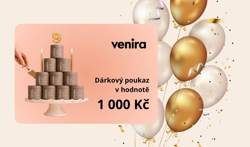 Vyhlášení narozeninové soutěže VENIRA o 90 dárkových poukazů