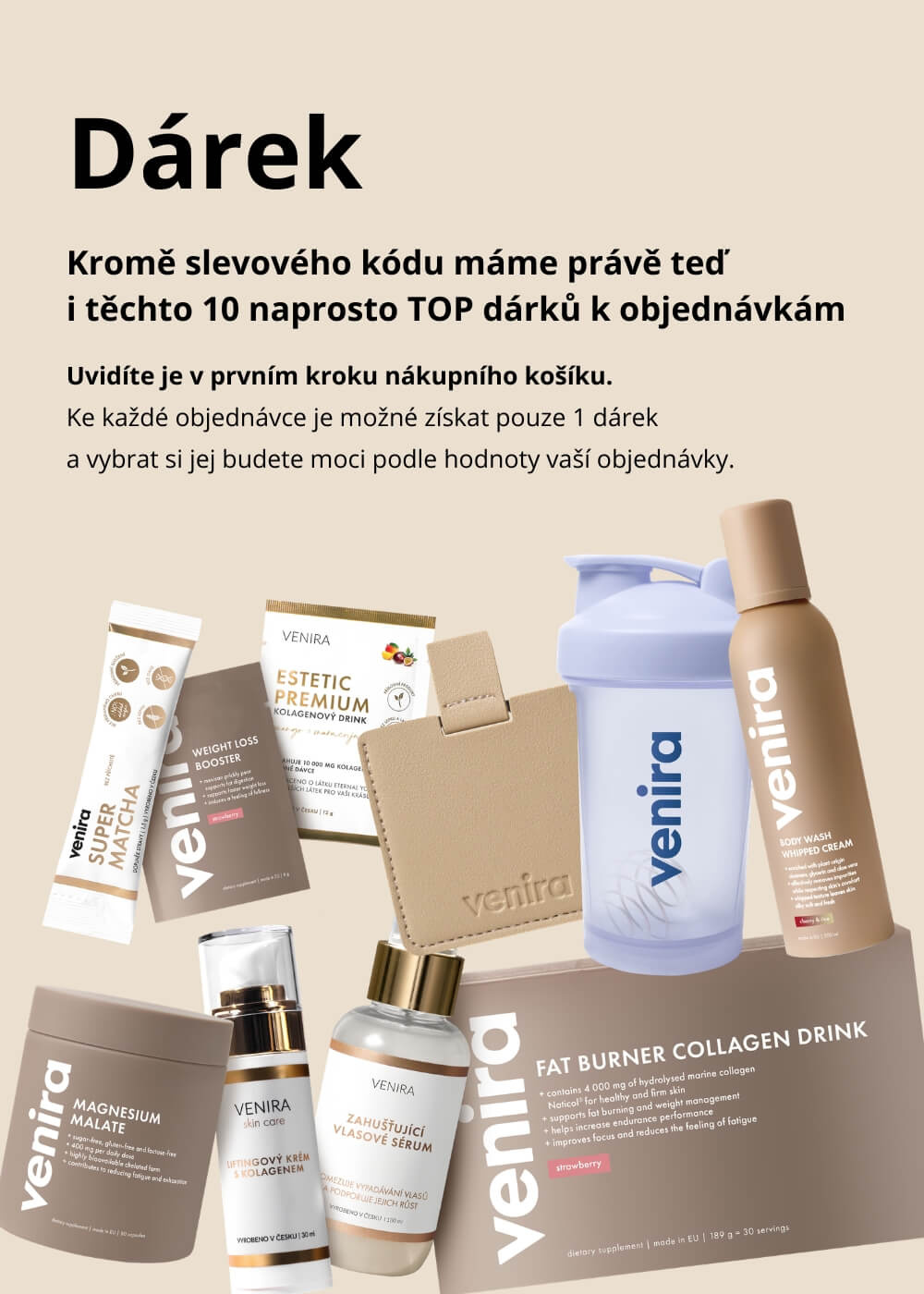 Dárek k objednávce VENIRA