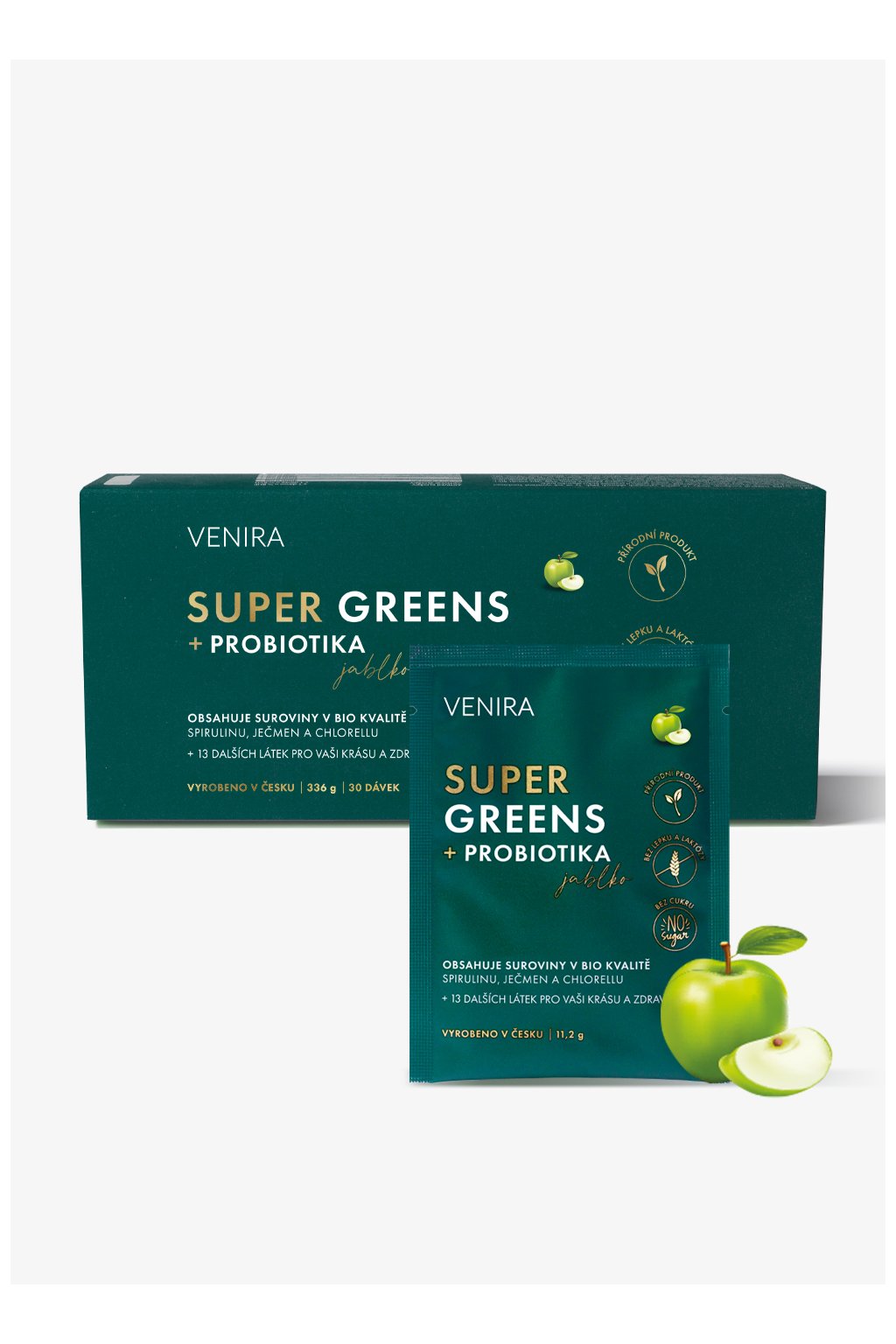 Super greens + probiotika