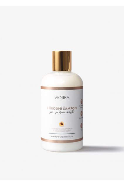 VENIRA přírodní šampon pro podporu růstu vlasů meruňka, 300 ml