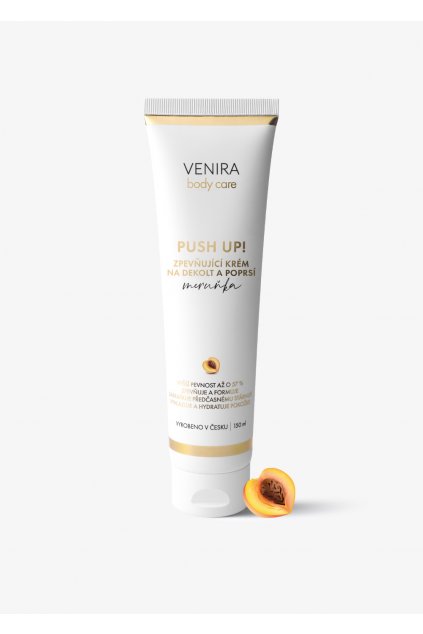 venira push-up zpevňující krém na dekolt a poprsí meruňka