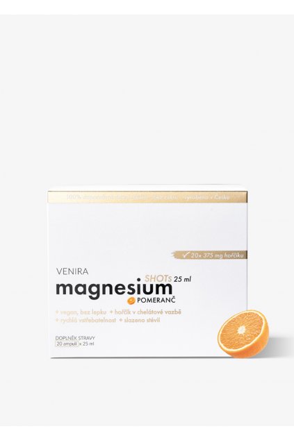 VENIRA magnesium shots  pomeranč
