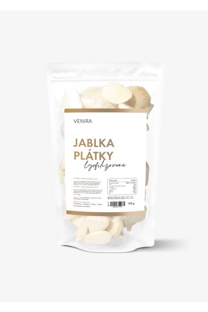 venira lyofilizované jablko plátky