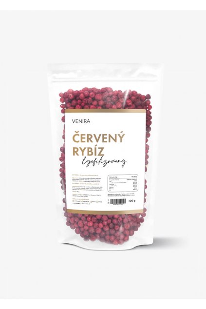 venira lyofilizovaný červený rybíz
