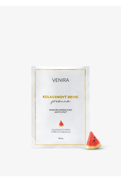 venira premium kolagenový drink pro vlasy, nehty a pleť meloun vzorek