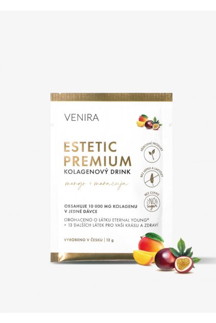 VENIRA ESTETIC PREMIUM kolagenový drink mango a maracuja vzorek