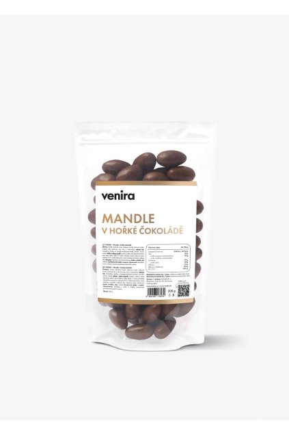 venira mandle v hořké čokoládě