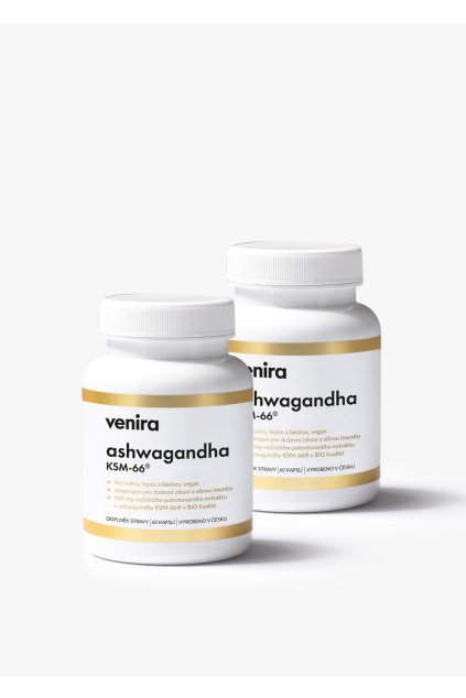 VENIRA ashwagandha KSM-66 120 kapslí