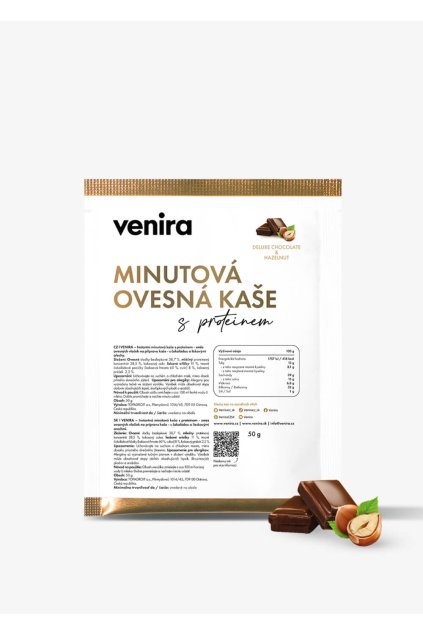 MINUTOVÁ OVESNÁ KAŠE S PROTEINEM ČOKO OŘECH