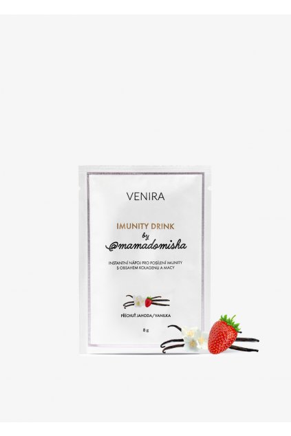 VENIRA Imunity drink by @mamadomisha - vzorek jahoda-vanilka, 8g