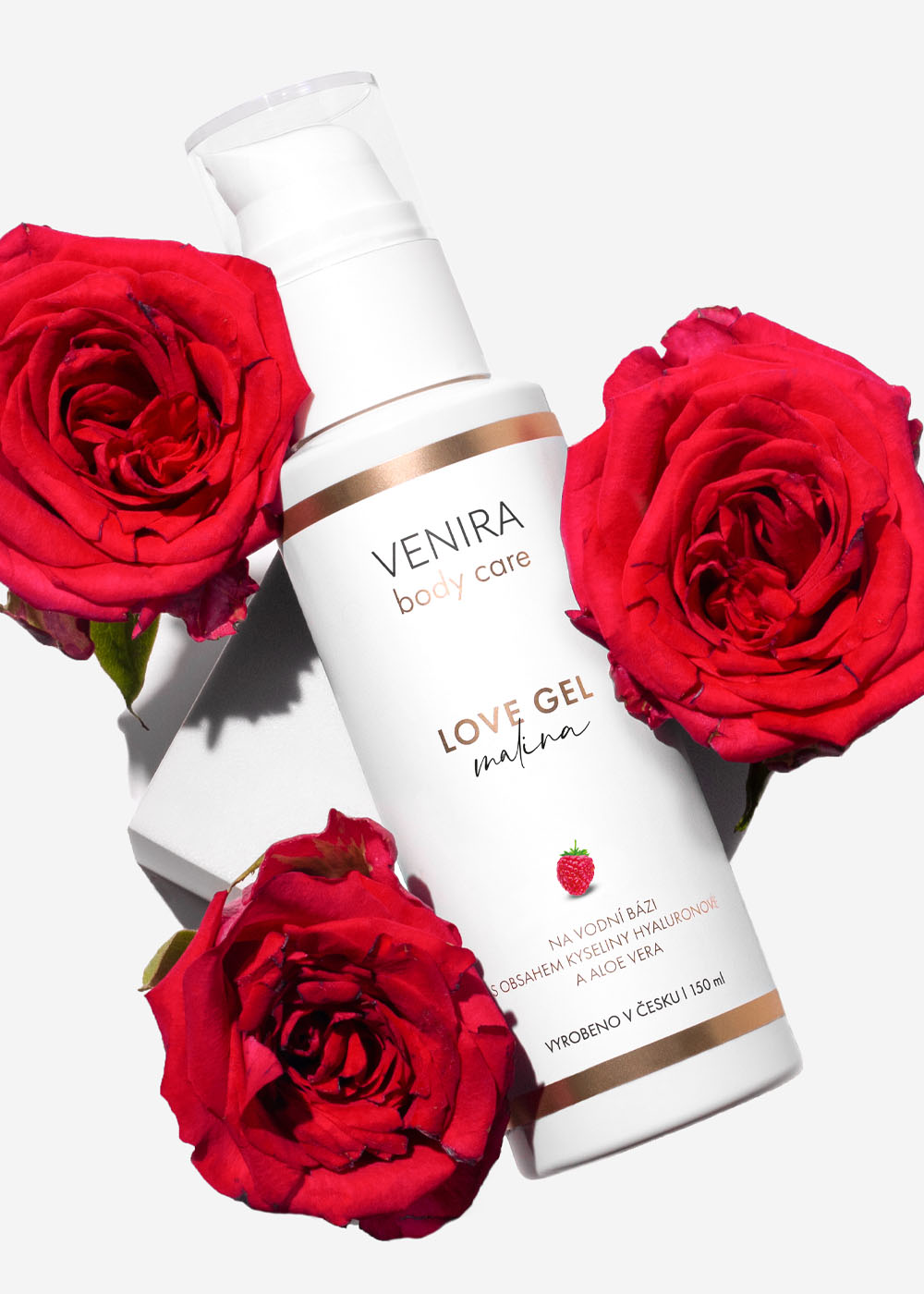 VENIRA love gel, malina, 150 ml