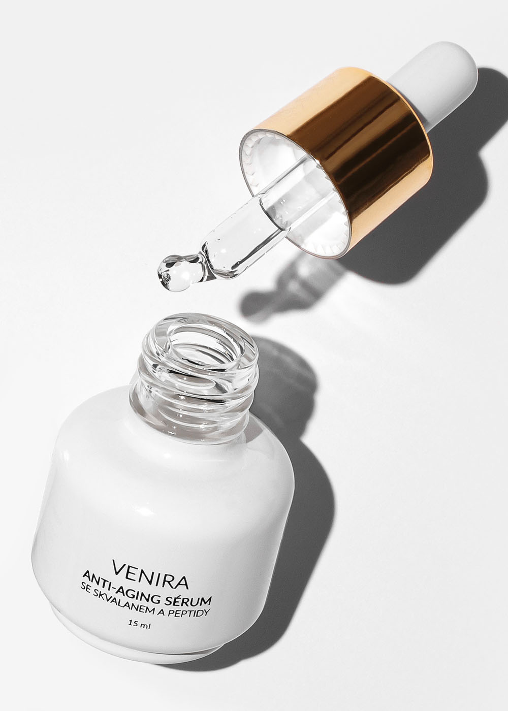 VENIRA anti-aging sérum se skvalanem a peptidy, 15 ml