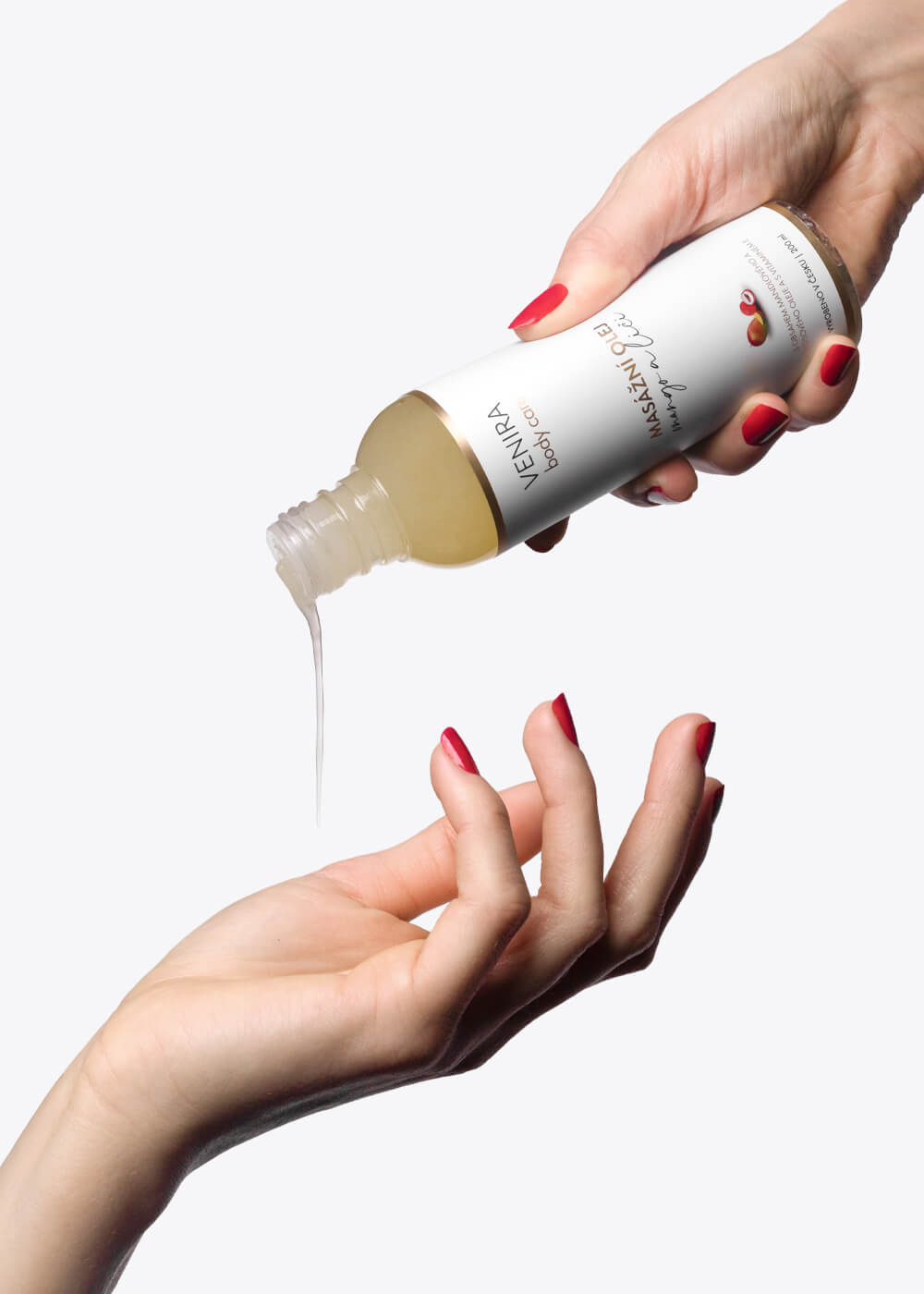 VENIRA masážní olej, mango a liči, 200 ml