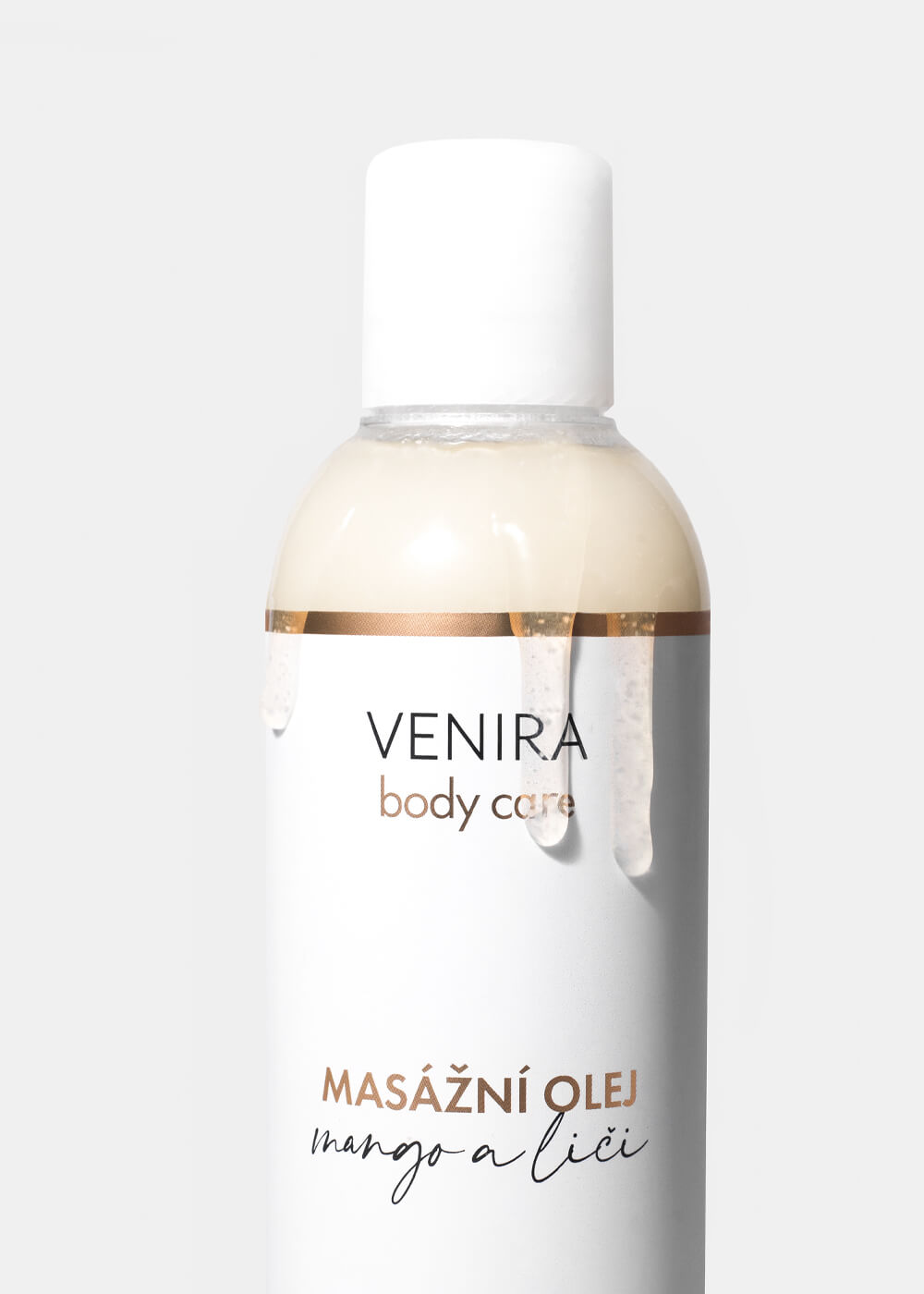 VENIRA masážní olej, mango a liči, 200 ml