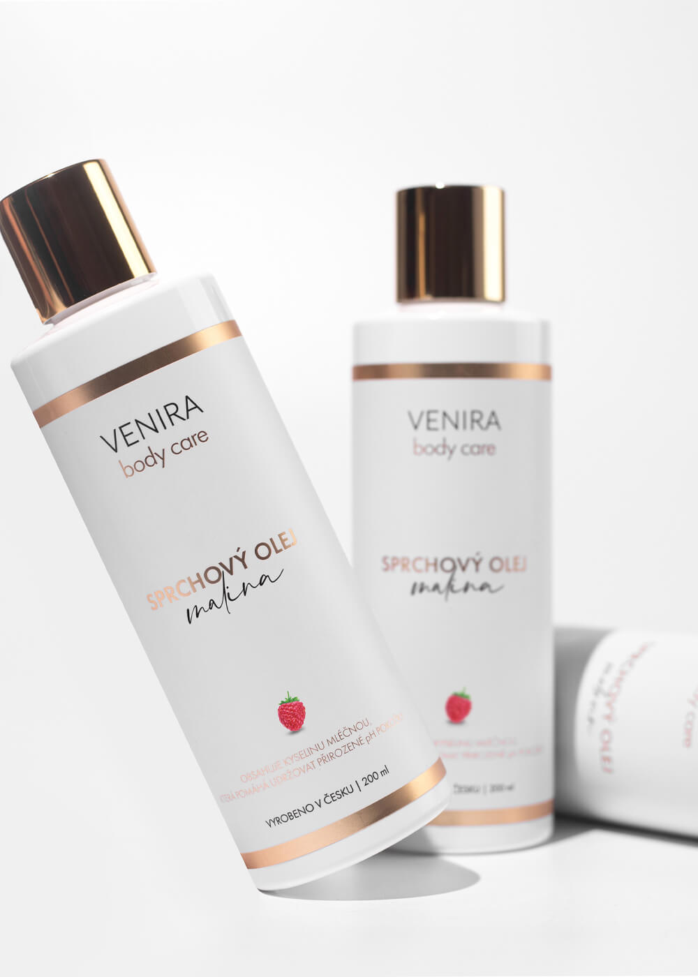 VENIRA sprchový olej, malina, 200 ml