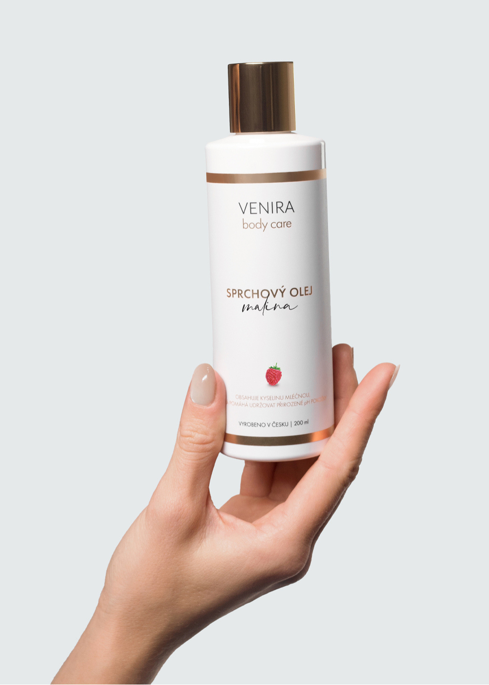 VENIRA sprchový olej, malina, 200 ml