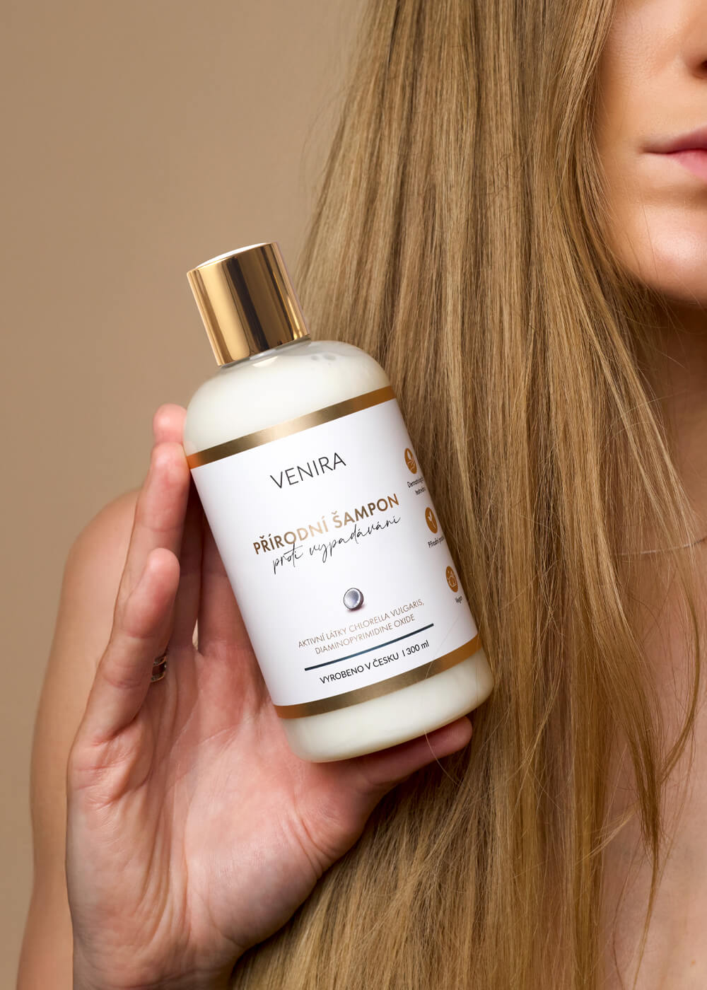 VENIRA přírodní šampon proti vypadávání vlasů - 300 ml