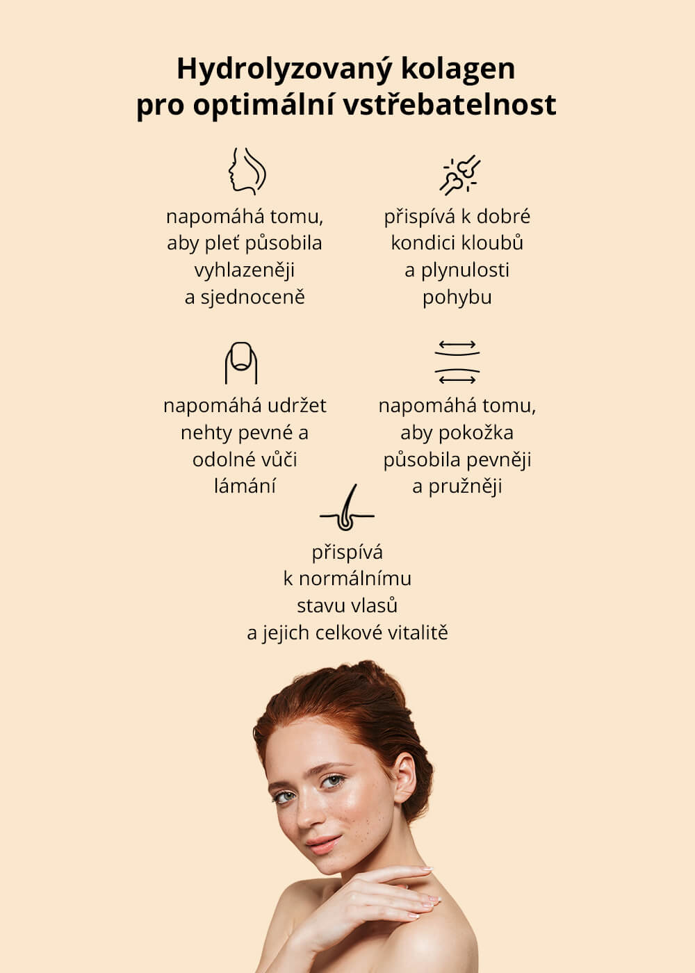 VENIRA kolagenový drink pro vlasy, nehty a pleť, mix 3 příchutí (jahoda, meloun, lesní plody), 30 sáčků