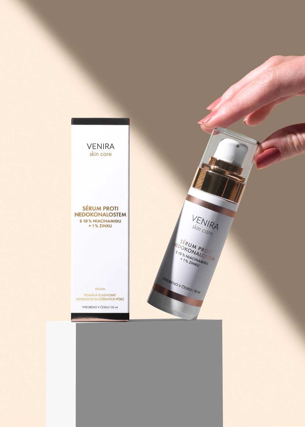 VENIRA sérum proti nedokonalostem pleti s niacinamidem a zinkem, 30 ml