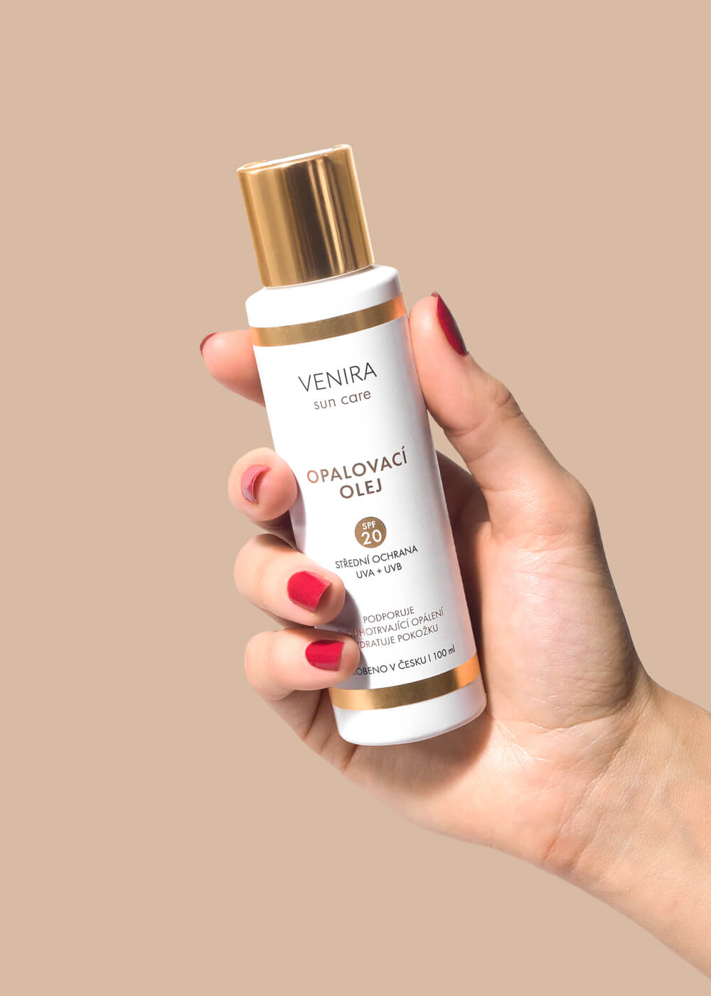 VENIRA opalovací olej, SPF 20, 100 ml