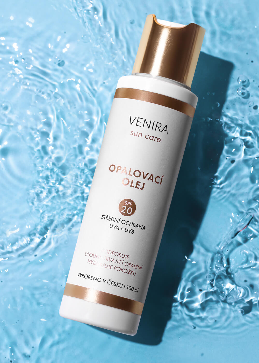 VENIRA opalovací olej, SPF 20, 100 ml