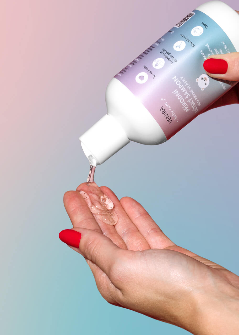 VENIRA přírodní dětský šampon pro první vlásky, 300 ml