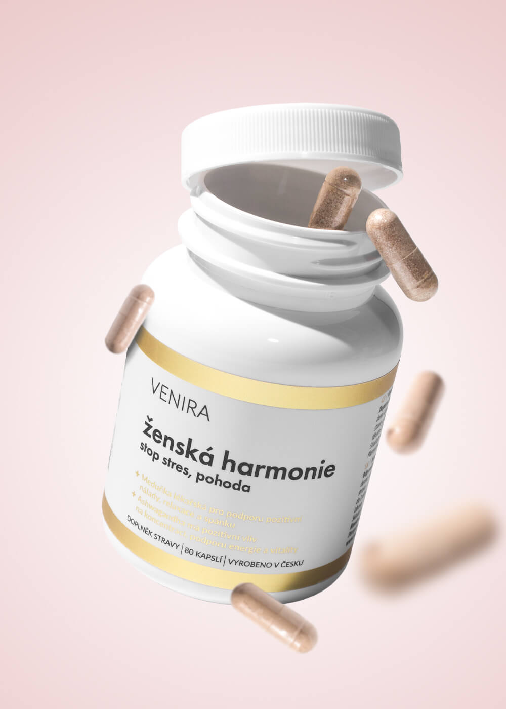 VENIRA ženská harmonie - stop stress, pohoda, 80 kapslí