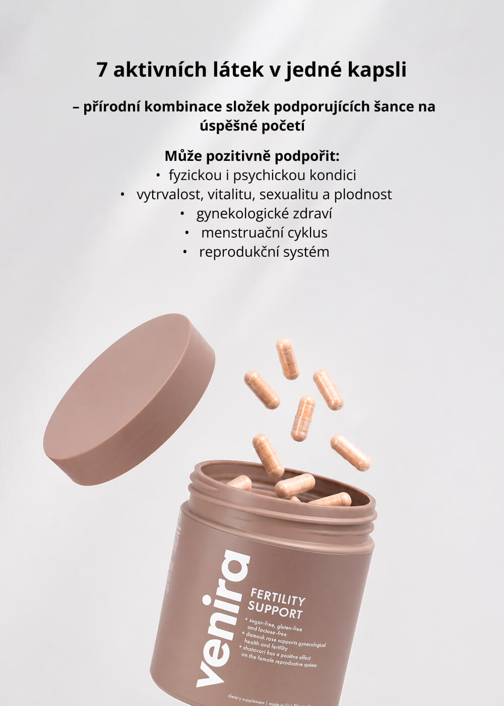 VENIRA podpora plodnosti, 80 kapslí