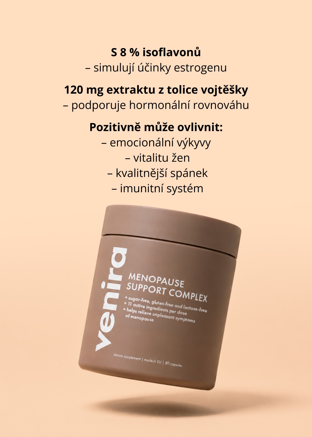 VENIRA menopauza, 80 kapslí