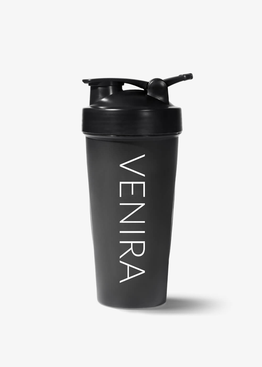 VENIRA shaker PRO s poutkem, černý, 600 ml