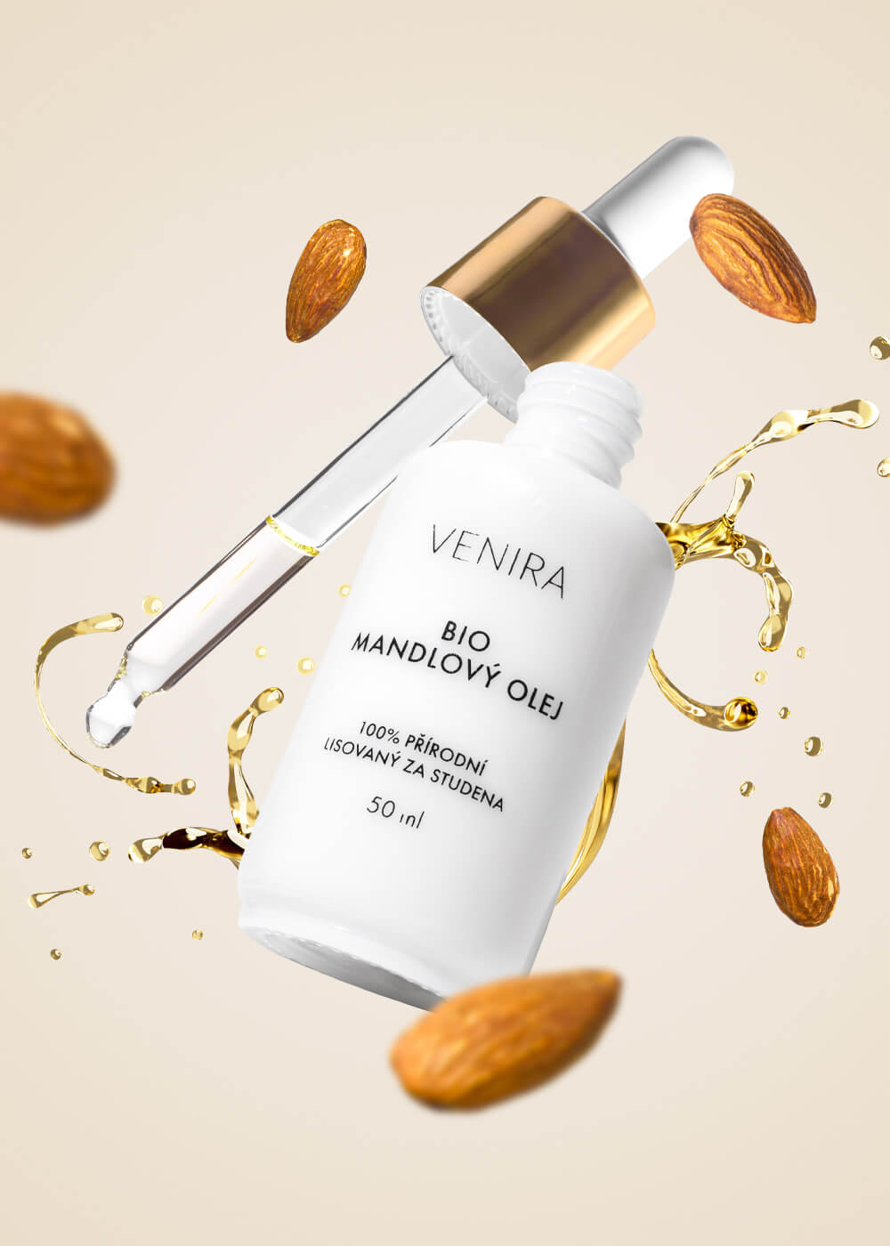 VENIRA BIO mandlový olej, 50 ml