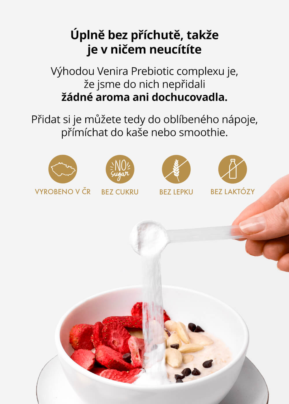 VENIRA prebiotic complex, bez příchutě, 250 g
