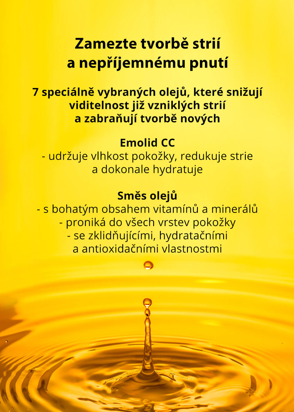 VENIRA olej pro těhotné a kojící maminky proti striím, japonská jahoda, 100 ml