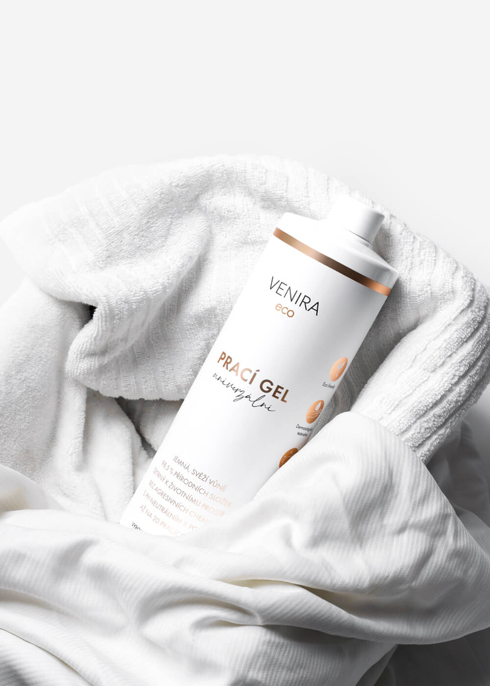 VENIRA ECO univerzální prací gel, vůně čistoty, 1000 ml
