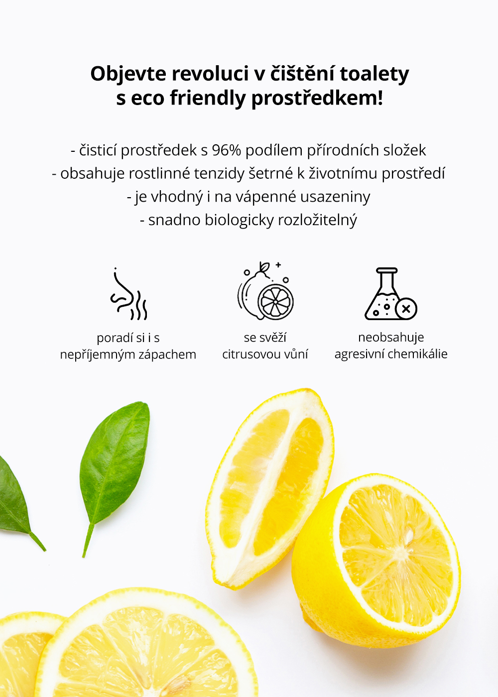 VENIRA ECO WC gel, citrusová vůně, 750 ml