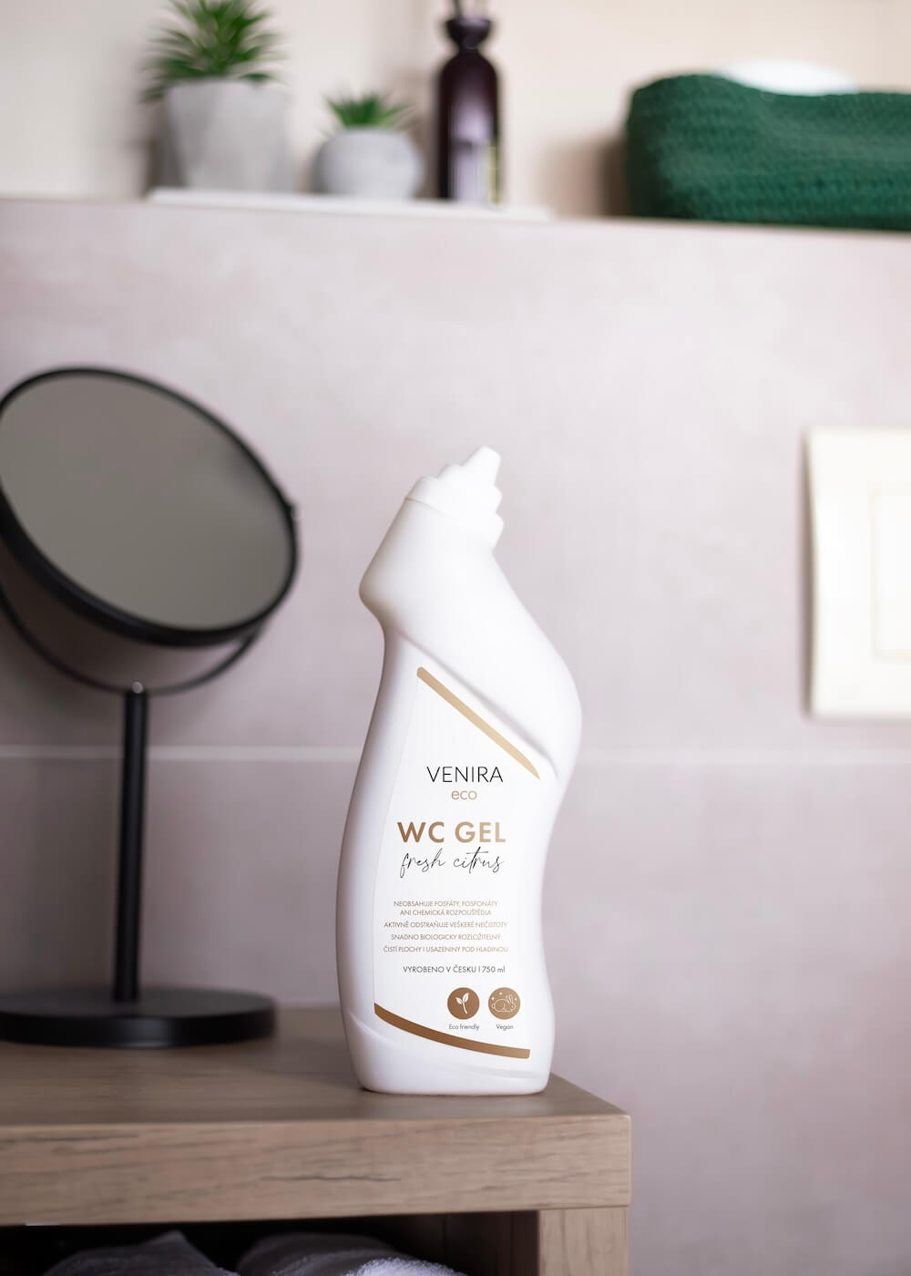 VENIRA ECO WC gel, citrusová vůně, 750 ml