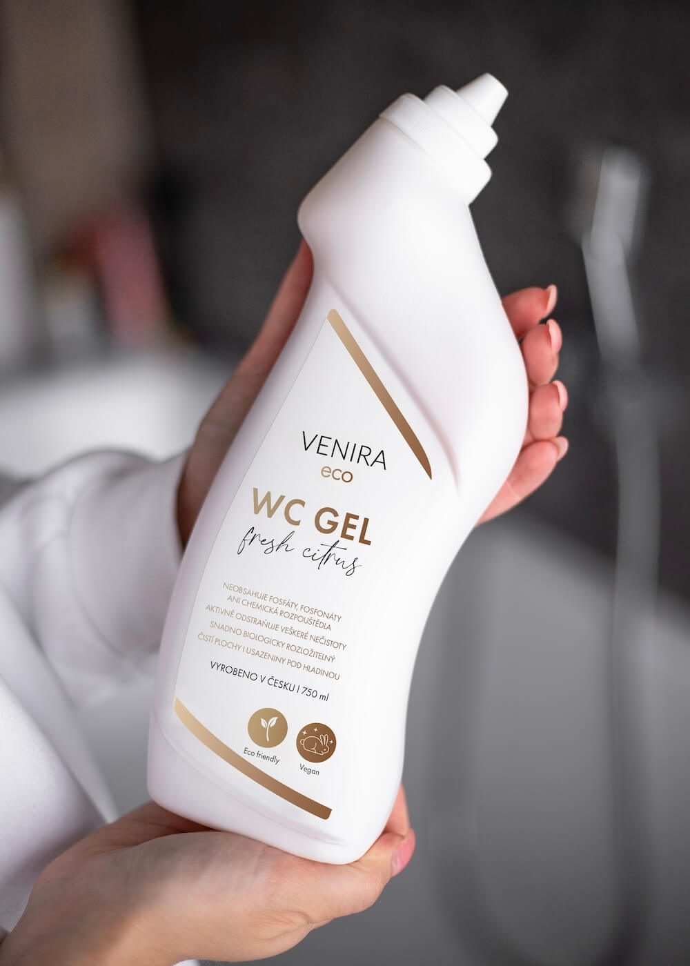 VENIRA ECO WC gel, citrusová vůně, 750 ml