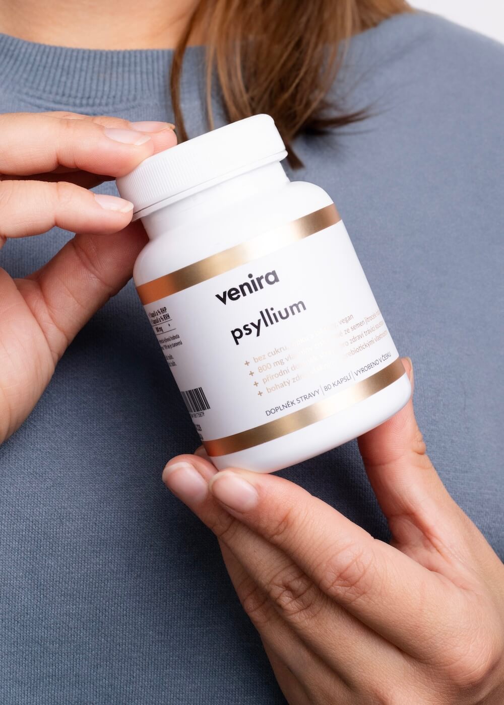 VENIRA psyllium, 80 kapslí